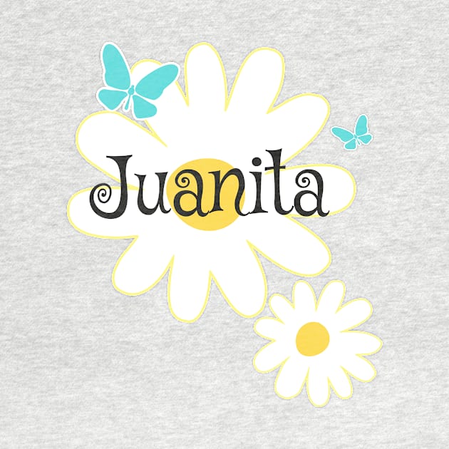 Juanita Girls Name Butterfly by xsylx